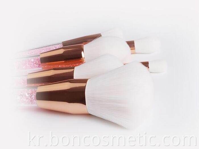 white hair makeup brushes